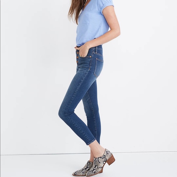 Madewell Denim - Madewell 9” Mid-Rise Skinny Crop Jeans